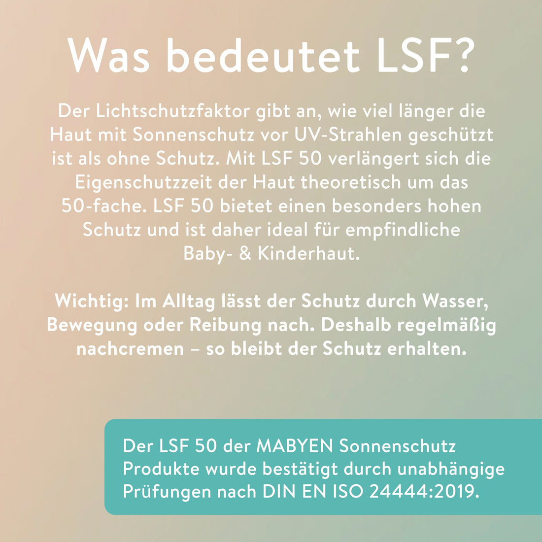 Kids Sonnenspray LSF50