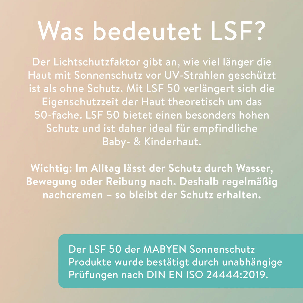 Kids Sonnenspray LSF50