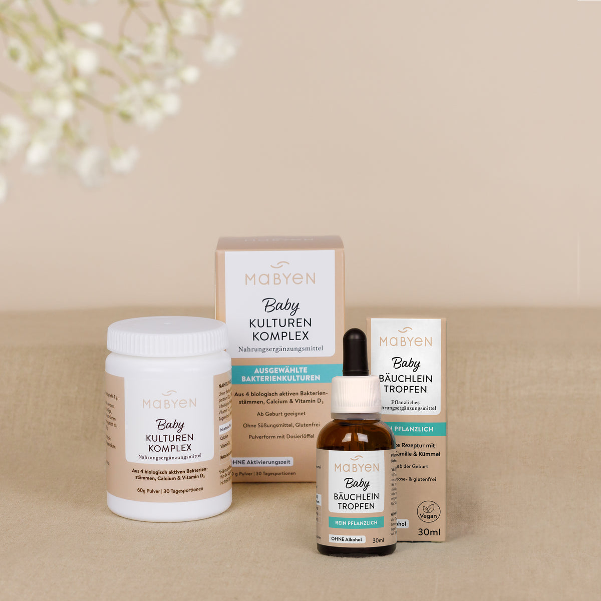 Mabyen Baby Bäuchlein Set