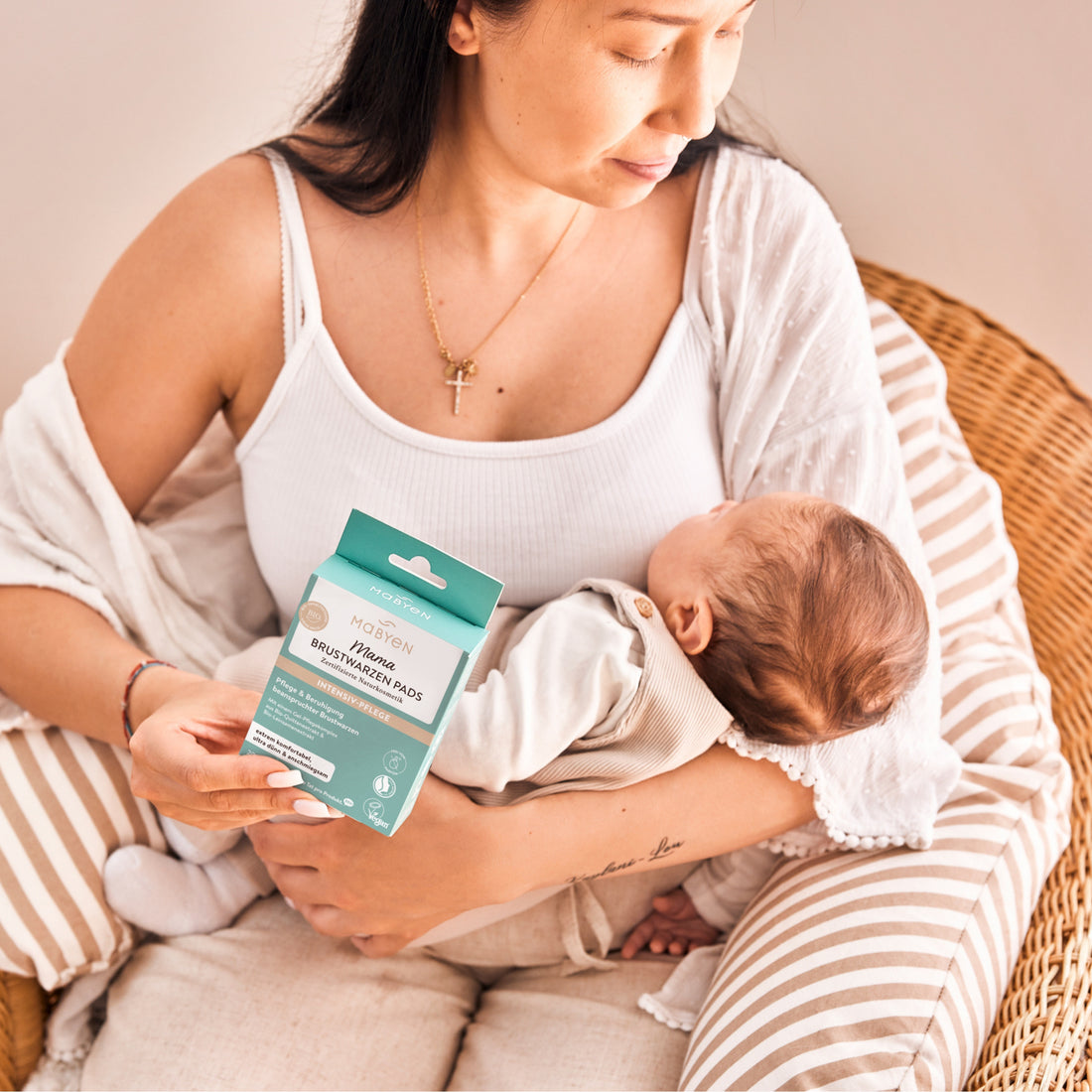 MABYEN Mama Brustwarzenpads nach dem Stillen vor dem Stillen